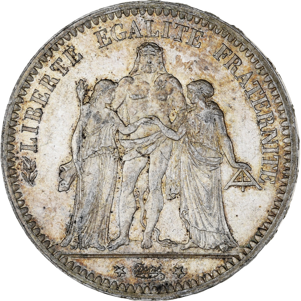 Coin, France, Hercule, 5 Francs, 1873, Paris, MS(60-62), Silver, KM:820.1