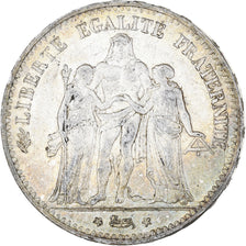 Monnaie, France, Hercule, 5 Francs, 1875, Paris, TTB+, Argent, Gadoury:745a