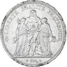 Monnaie, France, Hercule, 5 Francs, 1875, Paris, TTB, Argent, Gadoury:745a