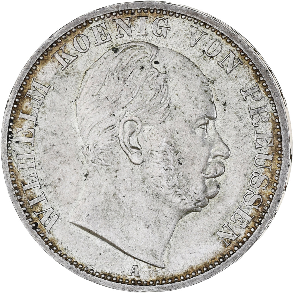 Coin, German States, PRUSSIA, Wilhelm I, Thaler, 1867, Berlin, MS(60-62)