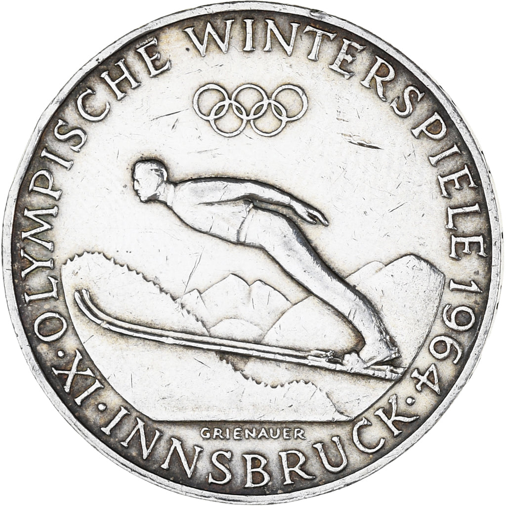 Moneta, Austria, 50 Schilling, 1964, BB, Argento