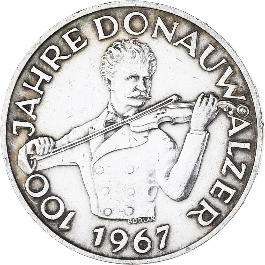 Coin, Austria, 50 Schilling, 1967, Vienna, AU(50-53), Silver, KM:2902