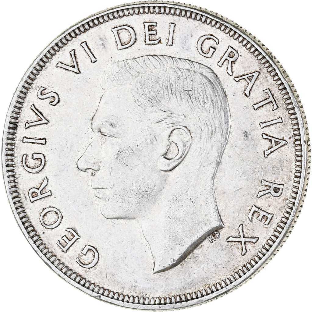 Moeda, Canadá, George VI, Dollar, 1951, Royal Canadian Mint, Ottawa, AU(50-53)