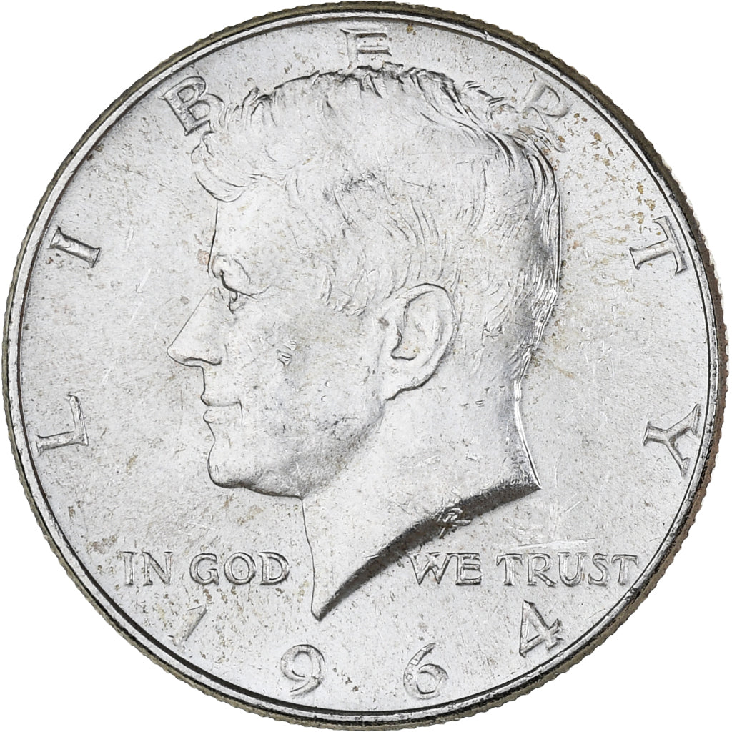 Monnaie, États-Unis, Kennedy Half Dollar, Half Dollar, 1964, U.S. Mint