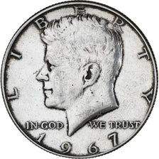 Monnaie, États-Unis, Kennedy Half Dollar, Half Dollar, 1967, Philadelphie, TTB