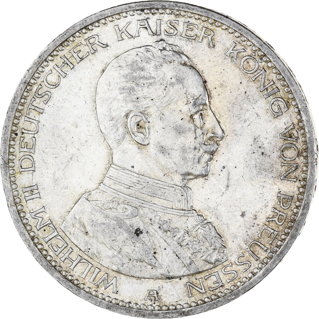 Munten, Duitse staten, PRUSSIA, Wilhelm II, 5 Mark, 1914, Berlin, PR, Zilver