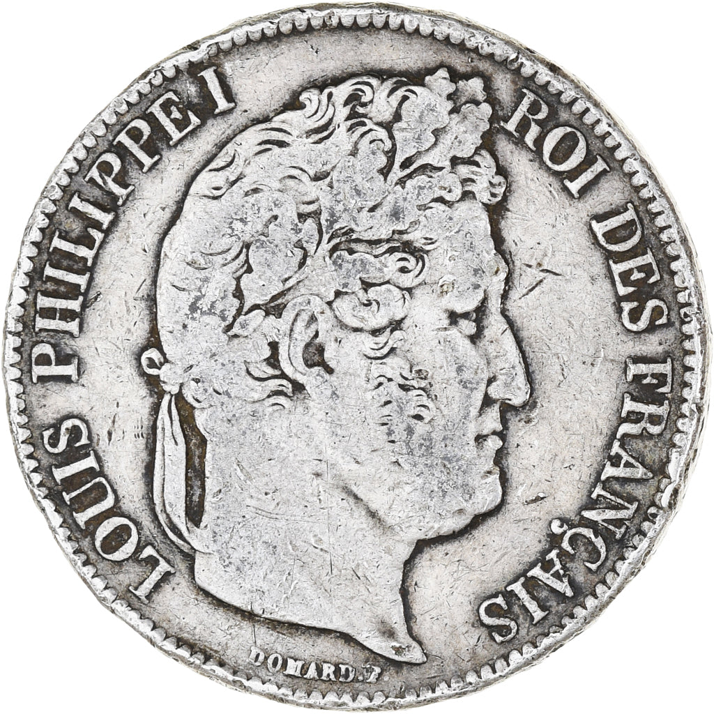 Monnaie, France, Louis-Philippe, 5 Francs, 1840, Bordeaux, TB, Argent