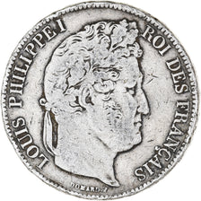 Monnaie, France, Louis-Philippe, 5 Francs, 1840, Bordeaux, TB, Argent