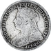 Monnaie, Grande-Bretagne, Victoria, 3 Pence, 1893, TB, Argent, KM:777