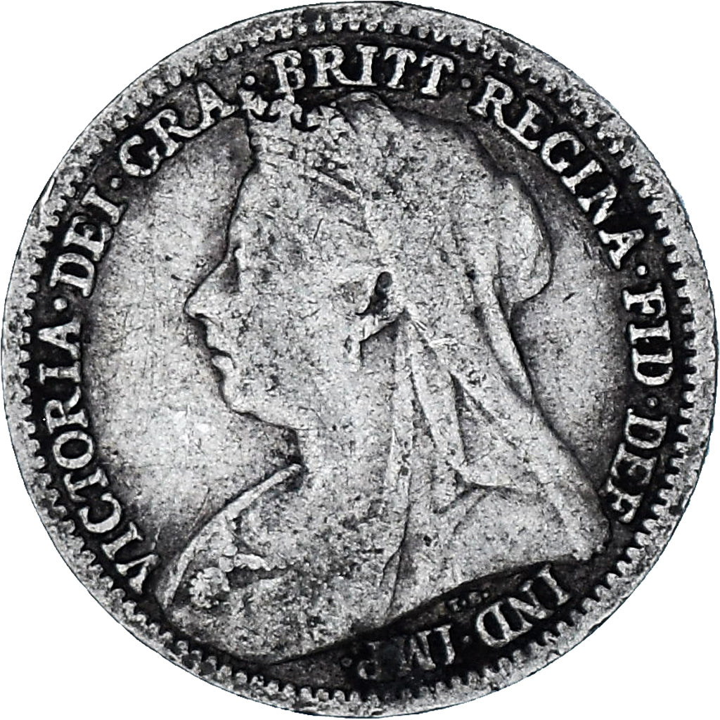 Monnaie, Grande-Bretagne, Victoria, 3 Pence, 1898, TB+, Argent, KM:777