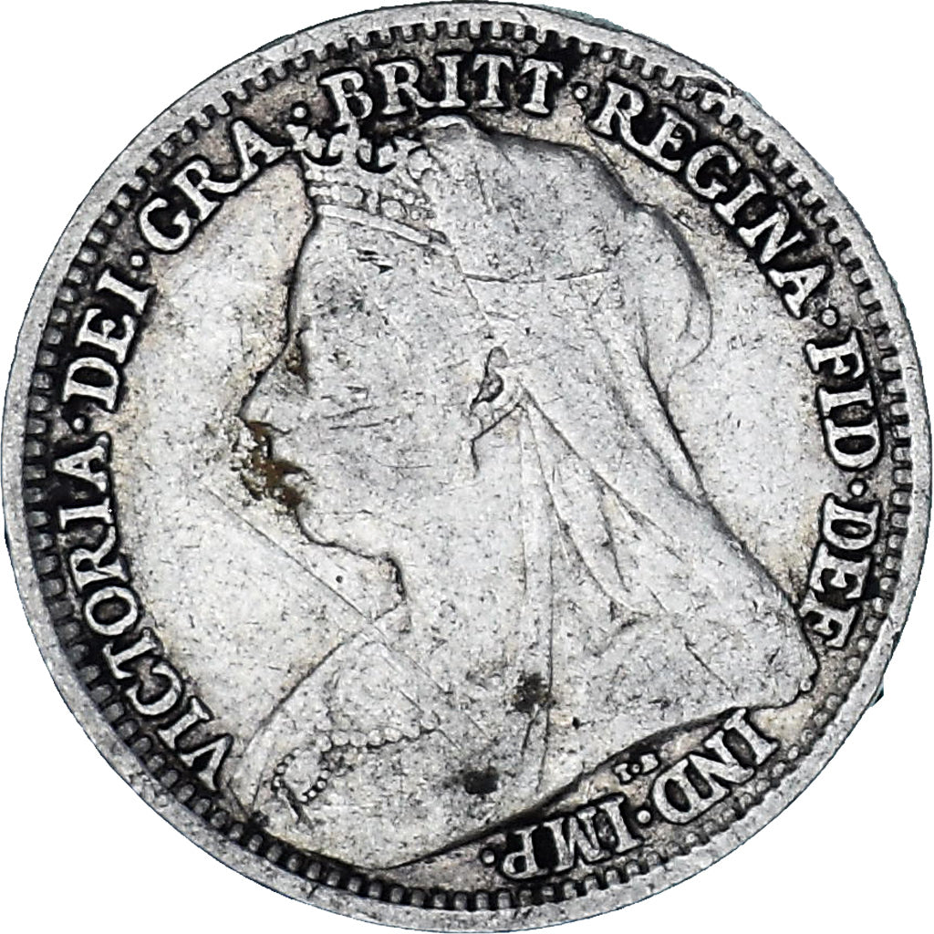 Moeda, Grã-Bretanha, Victoria, 3 Pence, 1898, EF(40-45), Prata, KM:777