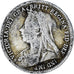 Munten, Groot Bretagne, Victoria, 3 Pence, 1900, FR+, Zilver, KM:777