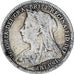 Coin, Great Britain, Victoria, 3 Pence, 1901, VF(30-35), Silver, KM:777