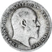 Moneda, Gran Bretaña, Edward VII, 3 Pence, 1902, BC, Plata, KM:797.1