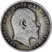 Coin, Great Britain, Edward VII, 3 Pence, 1902, VF(30-35), Silver, KM:797.1