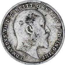 Coin, Great Britain, Edward VII, 3 Pence, 1903, VF(30-35), Silver, KM:797.1