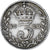 Coin, Great Britain, Edward VII, 3 Pence, 1910, AU(50-53), Silver, KM:797.2