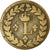 Moneda, Francia, Louis XVIII, Decime, 1815, Strasbourg, BC+, Bronce, KM:701