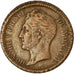 Coin, Monaco, Honore V, Decime, 1838, Monaco, VF(30-35), Copper, KM:97.1