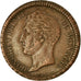 Coin, Monaco, Honore V, Decime, 1838, Monaco, EF(40-45), Copper, KM:97.1