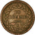 Coin, Monaco, Honore V, Decime, 1838, Monaco, EF(40-45), Copper, KM:97.1