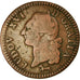 Monnaie, France, Louis XVI, Sol ou sou, Sol, 1782, Orléans, TB, Cuivre