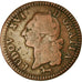 Monnaie, France, Louis XVI, Sol ou sou, Sol, 1782, Orléans, TB, Cuivre