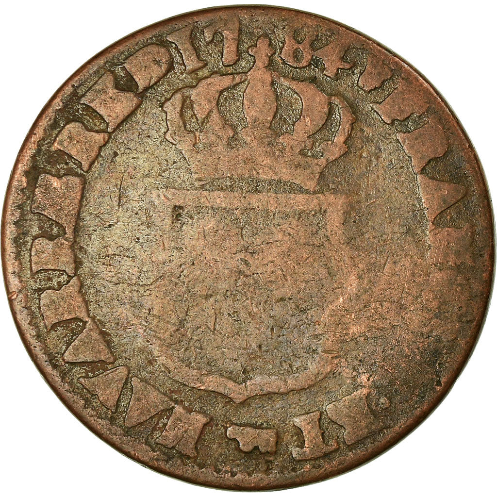 Coin, France, Louis XVI, Sol de Béarn, Sol, 1784, Pau, F(12-15), Copper, KM:579