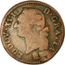 Monnaie, France, Louis XVI, Sol ou sou, Sol, 1786, Bordeaux, B+, Cuivre