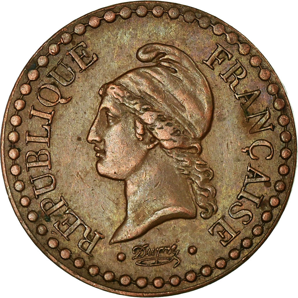 Coin, France, Dupré, Centime, 1848, Paris, EF(40-45), Bronze, KM:754