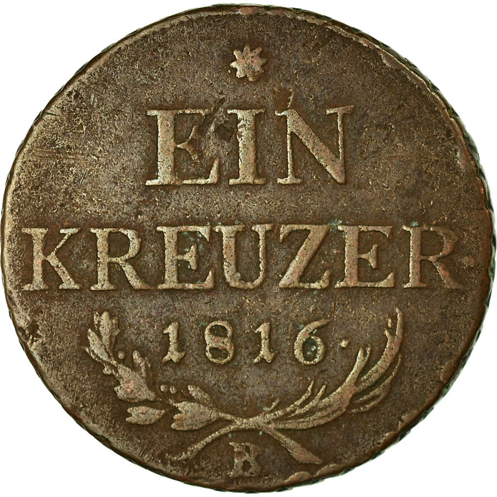 Monnaie, Autriche, Franz II (I), Kreuzer, 1816, Kremnica, TB+, Cuivre, KM:2113