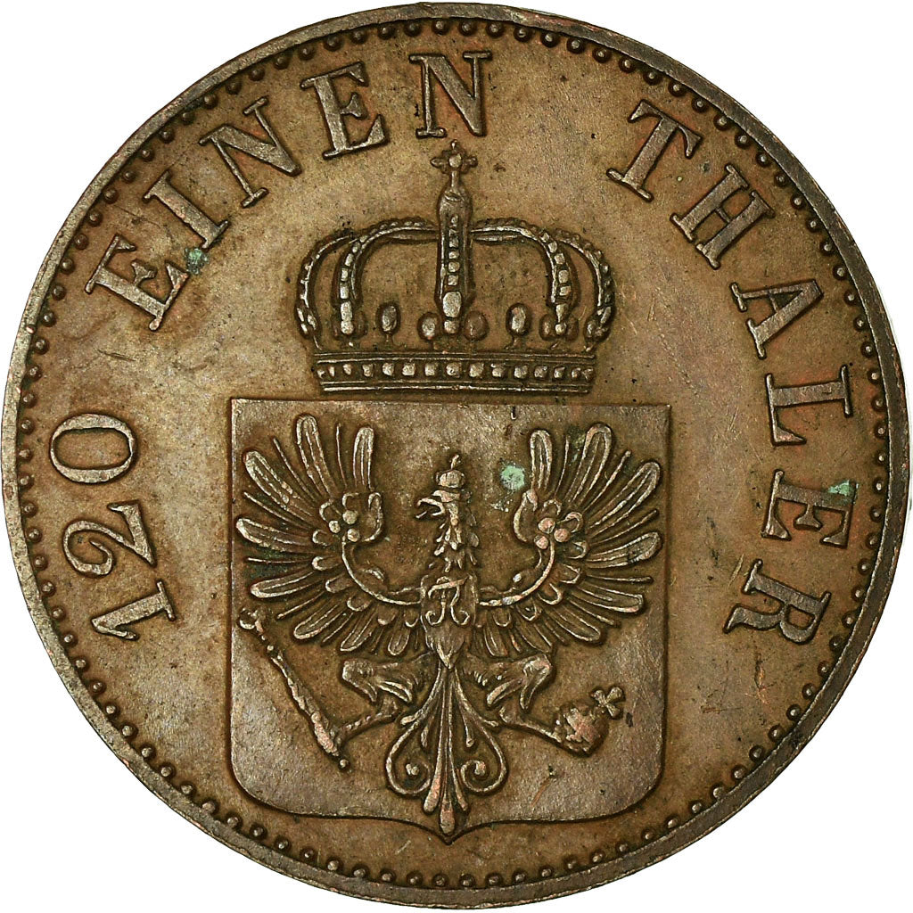 Münze, Deutsch Staaten, PRUSSIA, Friedrich Wilhelm IV, 3 Pfennig, 1853, Berlin