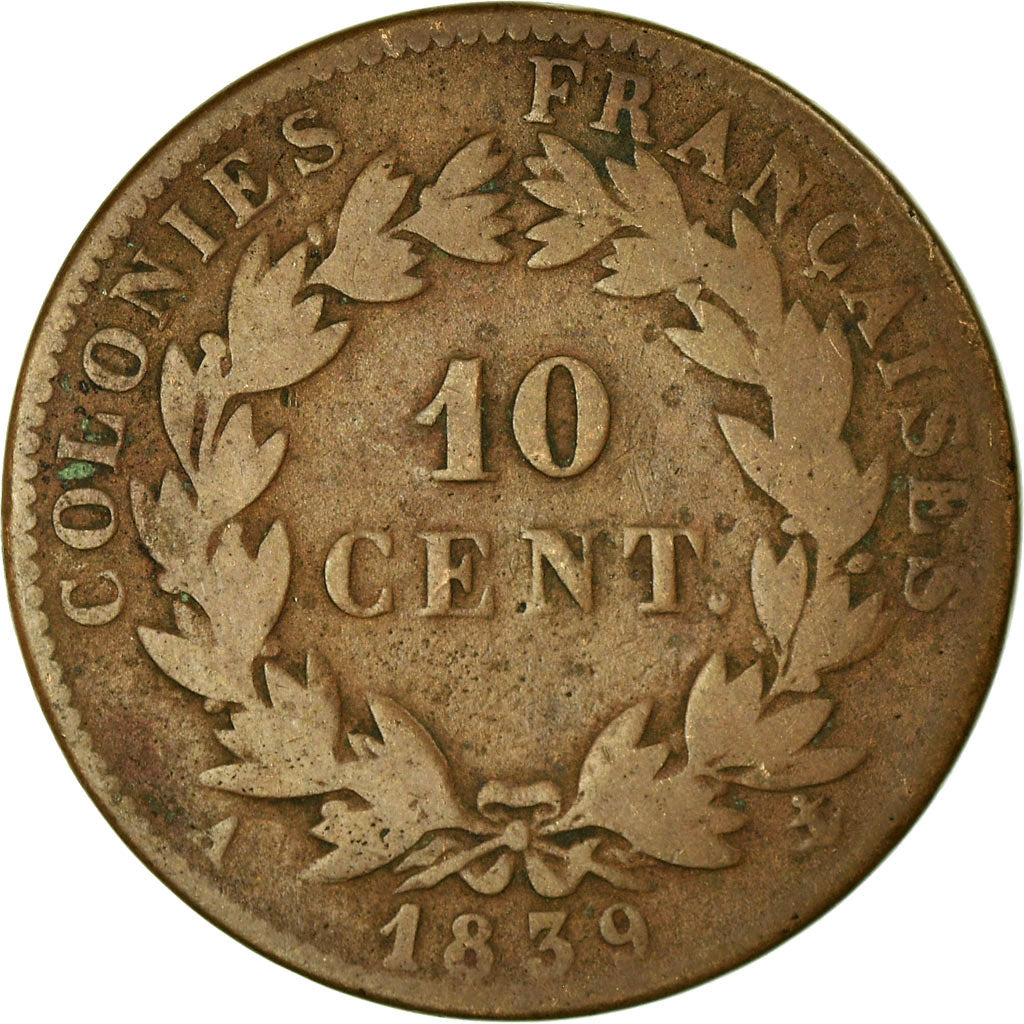 Coin, FRENCH COLONIES, Louis - Philippe, 5 Centimes, 1839, Paris, VF(20-25)