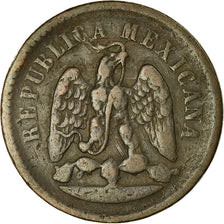 Moneda, México, Centavo, 1889, Mexico City, BC+, Cobre, KM:391.6