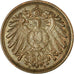 Coin, GERMANY - EMPIRE, Wilhelm II, Pfennig, 1900, Munich, EF(40-45), Copper