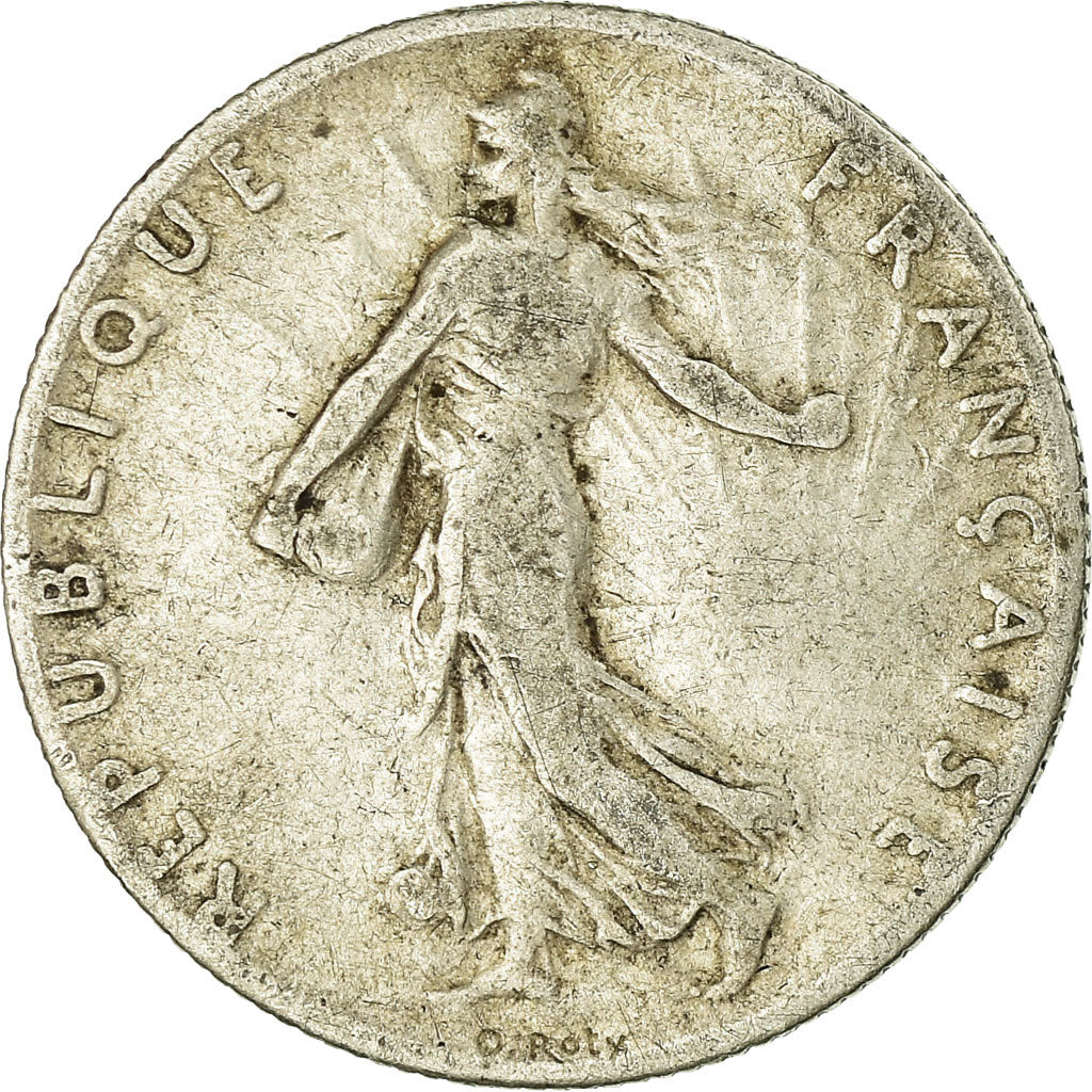 Coin, France, Semeuse, 50 Centimes, 1906, Paris, VF(20-25), Silver, KM:854