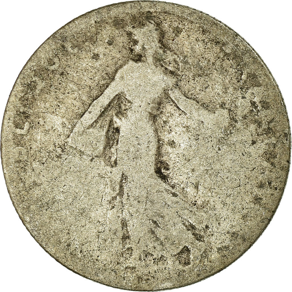 Munten, Frankrijk, Semeuse, 50 Centimes, 1900, Paris, ZG, Zilver, KM:854