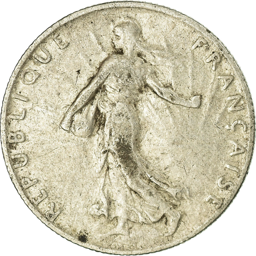 Coin, France, Semeuse, 50 Centimes, 1911, Paris, VF(20-25), Silver, KM:854