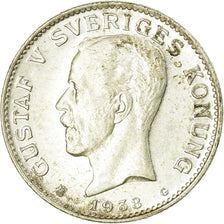 Coin, Sweden, Gustaf V, Krona, 1938, AU(55-58), Silver, KM:786.2