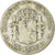 Coin, Spain, Alfonso XII, Peseta, 1885, Madrid, F(12-15), Silver, KM:686