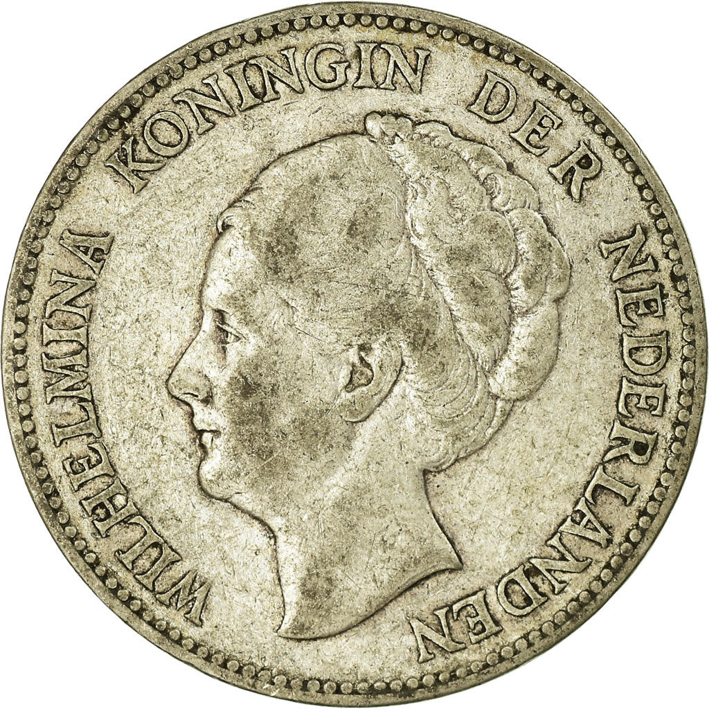 Monnaie, Pays-Bas, Wilhelmina I, Gulden, 1923, TB+, Argent, KM:161.1