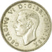 Munten, Groot Bretagne, George VI, Florin, Two Shillings, 1943, ZF, Zilver