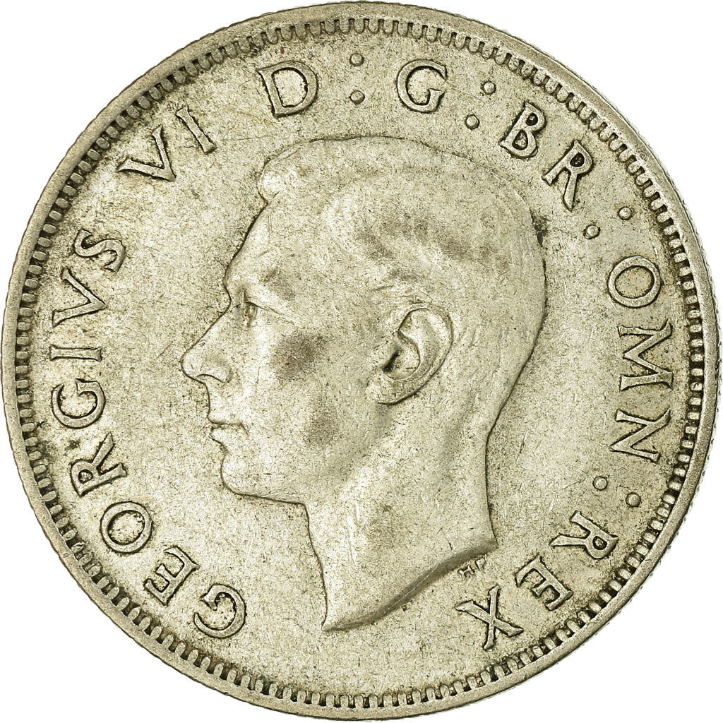 Coin, Great Britain, George VI, Florin, Two Shillings, 1946, VF(30-35), Silver