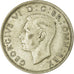 Coin, Great Britain, George VI, Florin, Two Shillings, 1946, VF(30-35), Silver