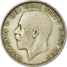 Coin, Great Britain, George V, 1/2 Crown, 1922, VF(30-35), Silver, KM:818.1a