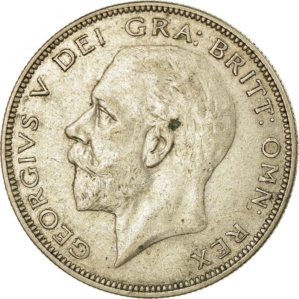 Moneta, Gran Bretagna, George V, 1/2 Crown, 1933, BB, Argento, KM:835