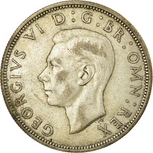 Coin, Great Britain, George VI, 1/2 Crown, 1944, VF(30-35), Silver, KM:856