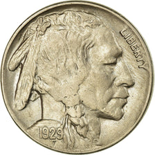 Munten, Verenigde Staten, Buffalo Nickel, 5 Cents, 1929, U.S. Mint