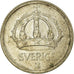 Coin, Sweden, Gustaf V, 10 Öre, 1947, AU(50-53), Silver, KM:813