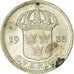 Coin, Sweden, Gustaf V, 25 Öre, 1938, AU(50-53), Silver, KM:785